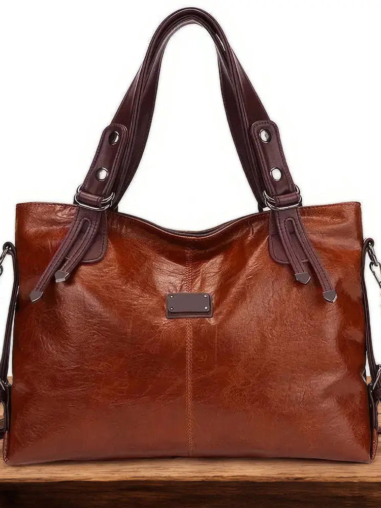Alice - Fashionable Casual Leather Crossbody Tote