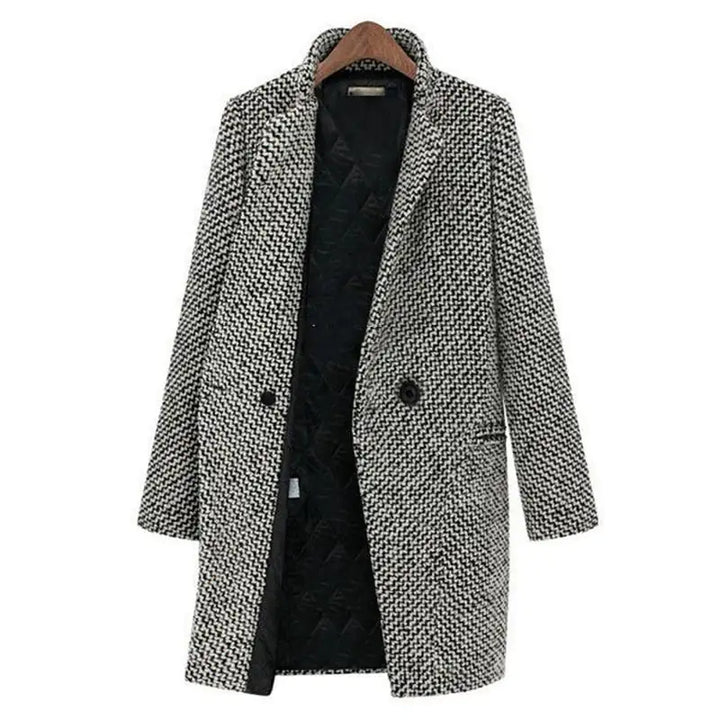 Kiara™ - Elegant Long Wool Coat