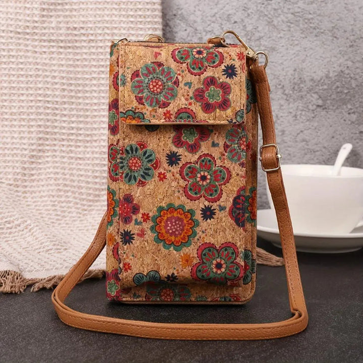 Julia - Boho floral crossbody wallet for women