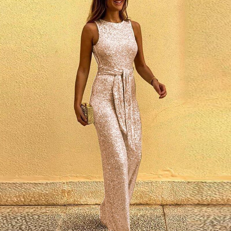 Angela | Elegant Jumpsuit with Sparkles