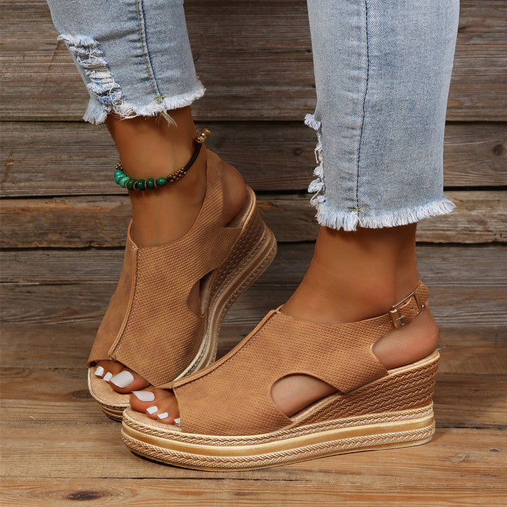 Kelsey - Boho Wedge Sandals