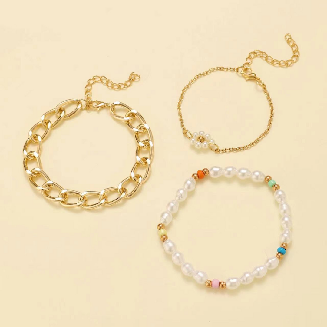 Daisy Pearl Bracelet Pack