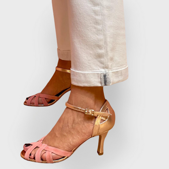 Anastasia | Handcrafted sandals in premium material with stiletto heel