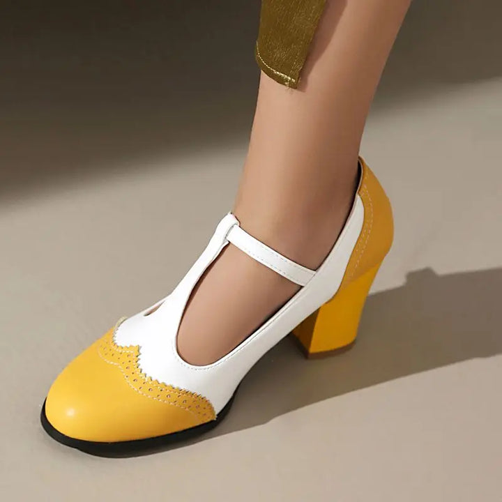 Mary Jane Block Heels