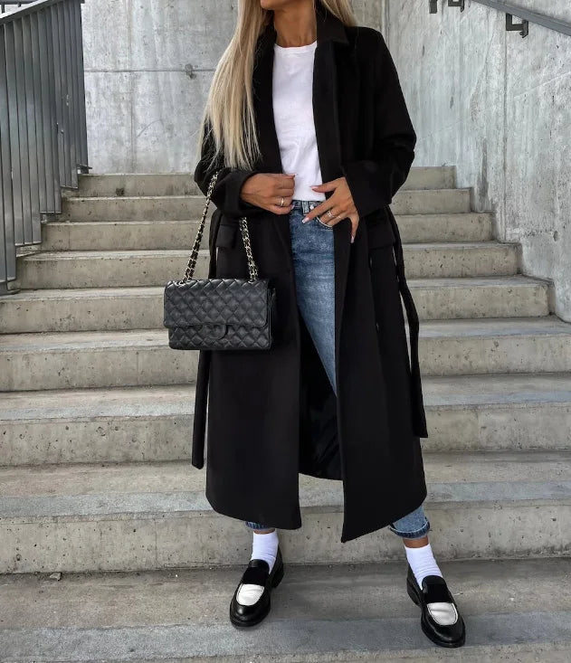 Nicolai™ - Elegant Double-Breasted Wool Coat