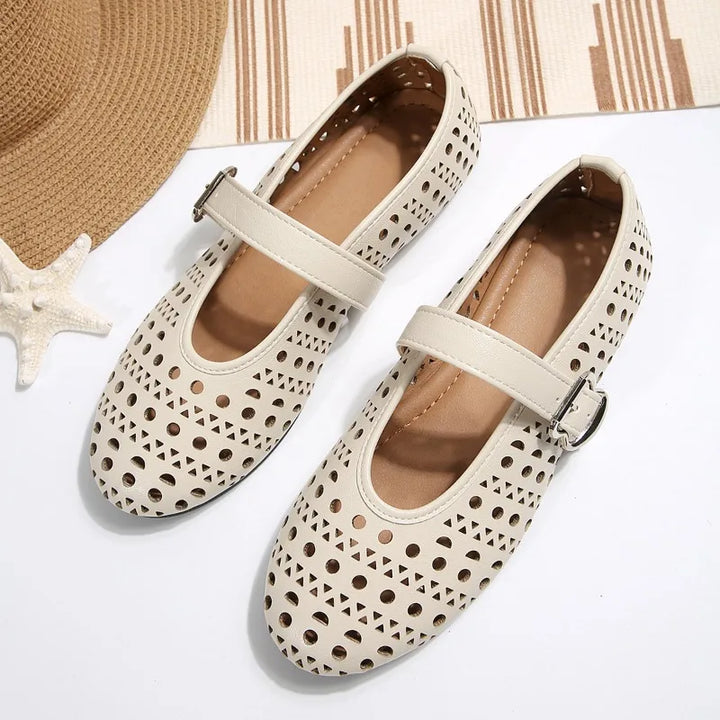 Aveline Leather Flats