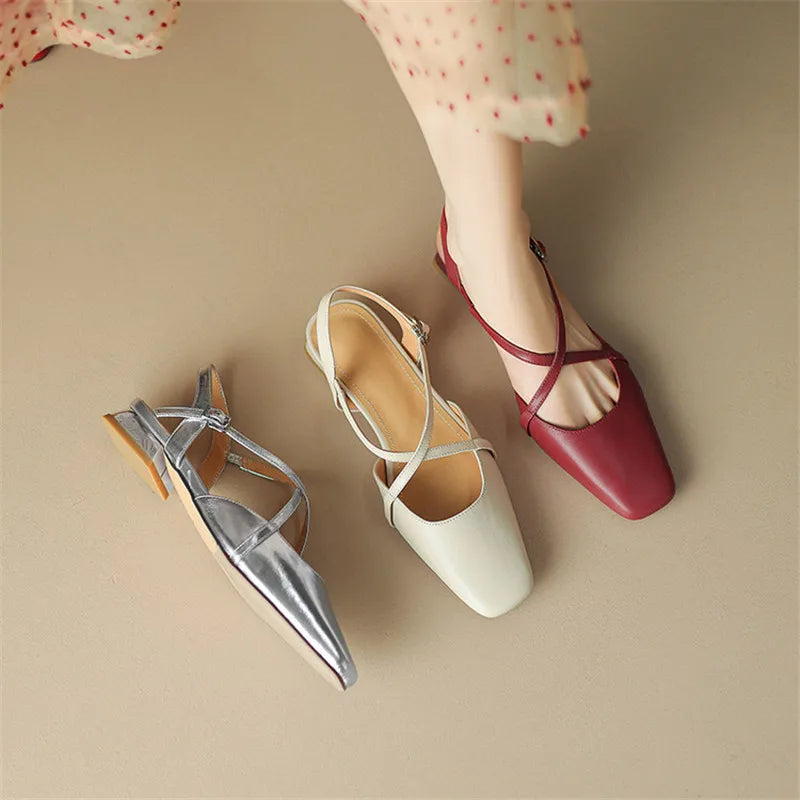 Mirelle Leather Flats