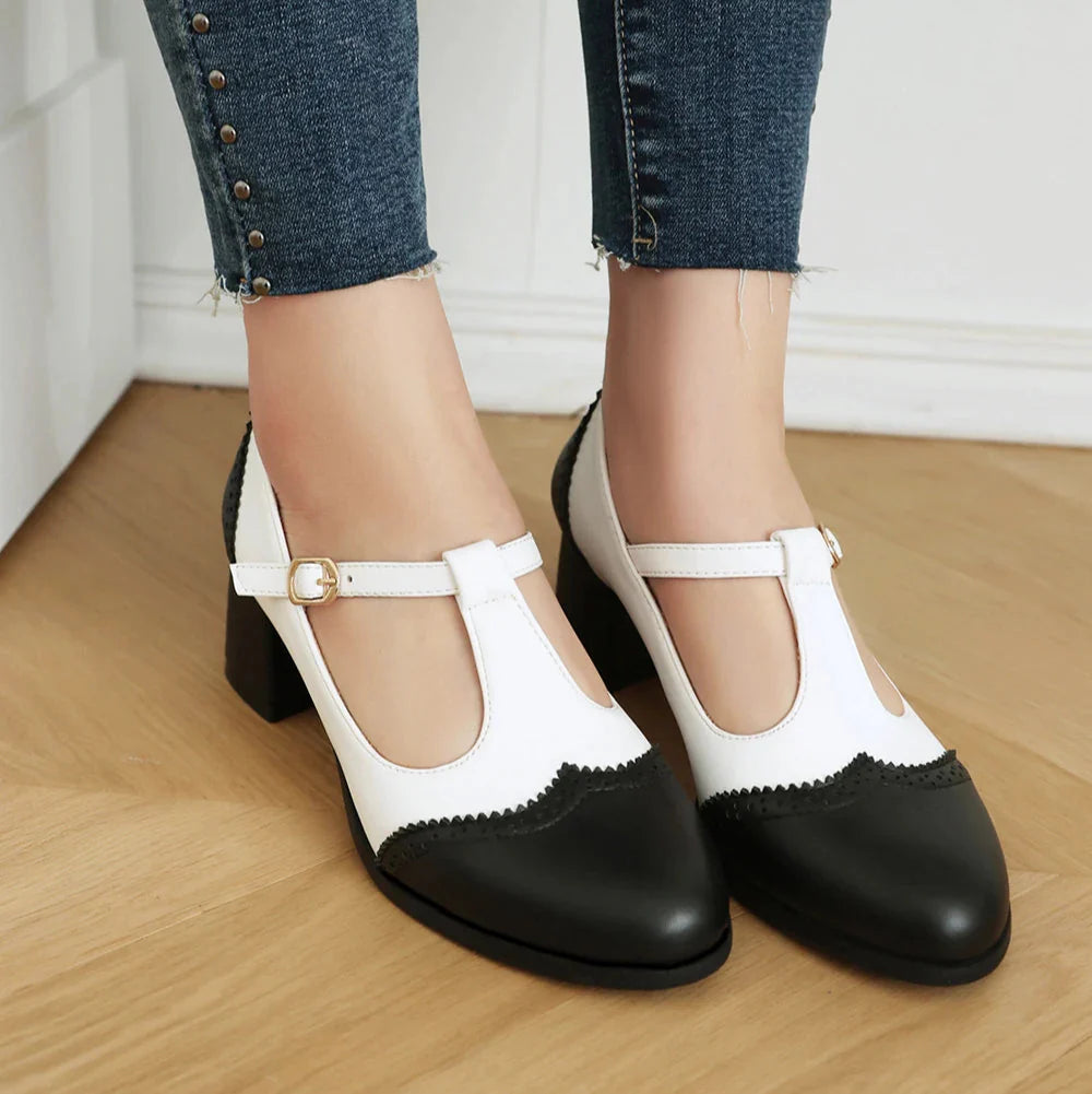 Mary Jane Block Heels