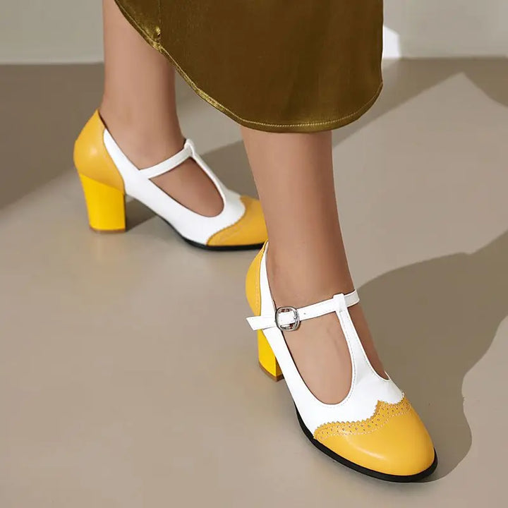 Mary Jane Block Heels