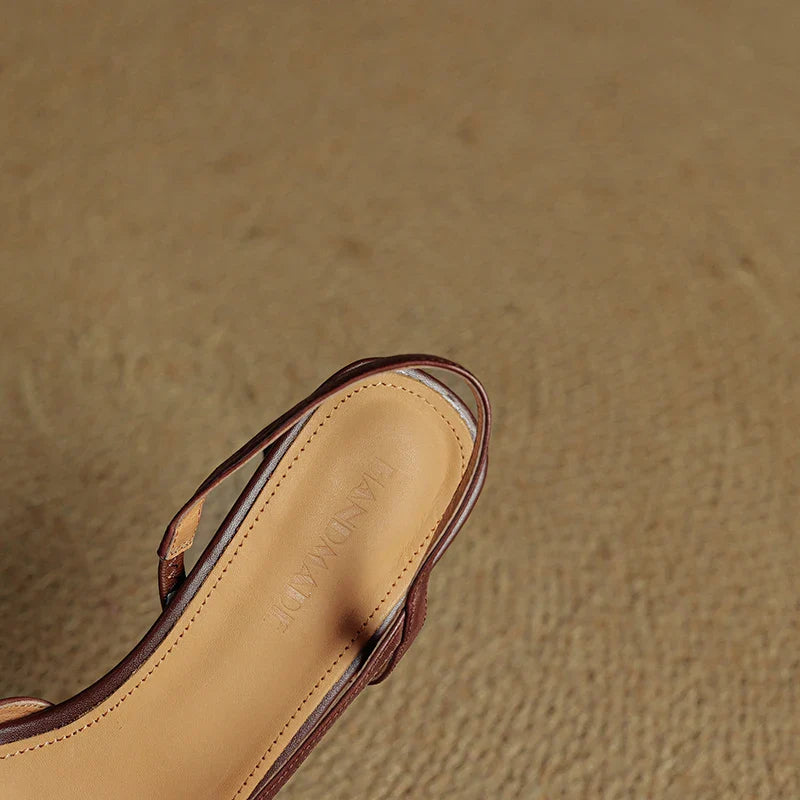 Sylvie Leather Heels