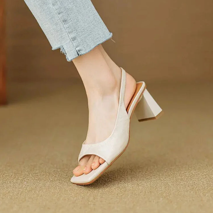 Averra Leather Heels