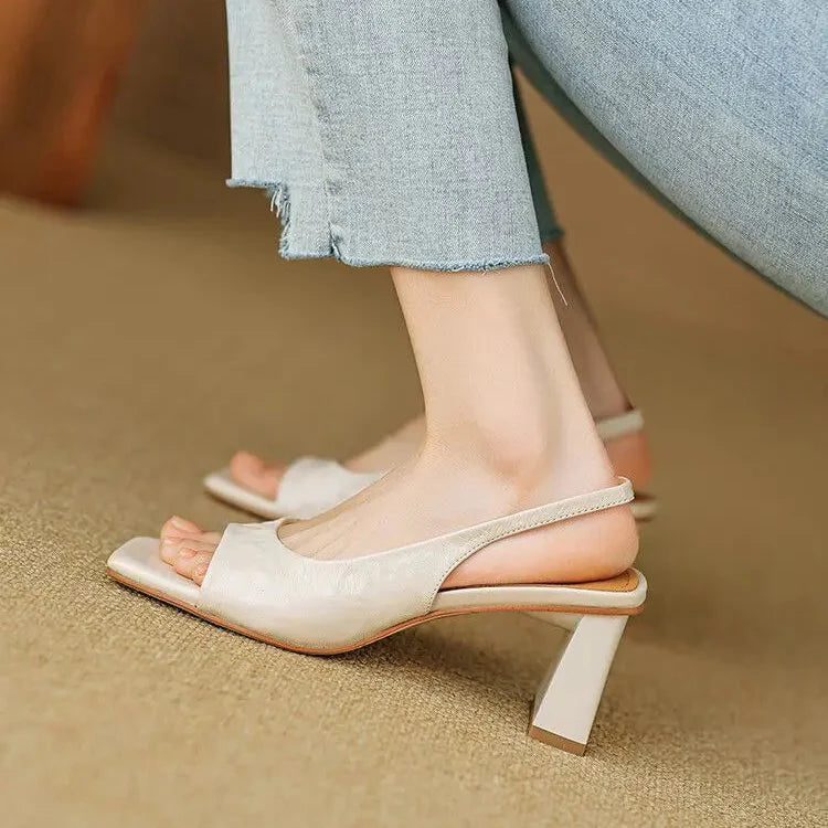 Averra Leather Heels