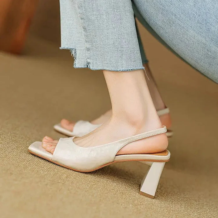 Averra Leather Heels