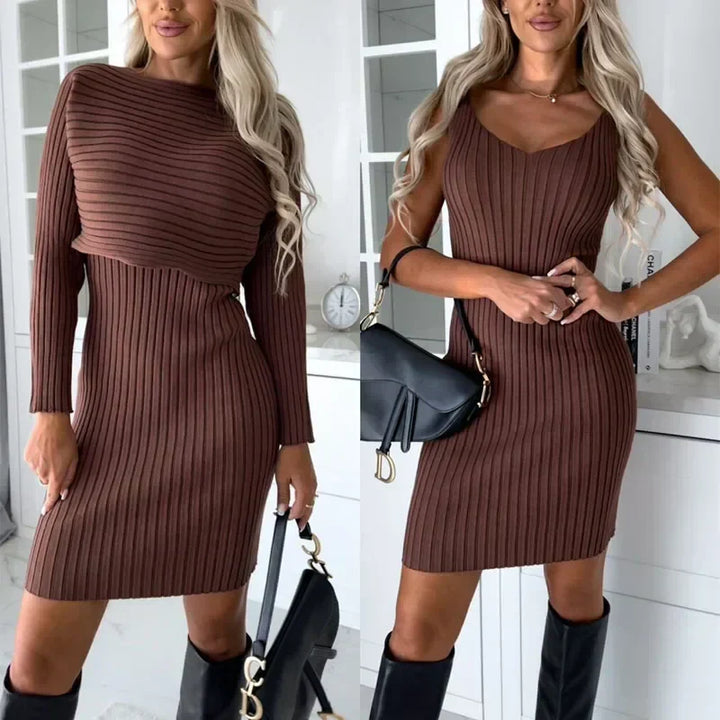 Sally | Dress and Sweater Set