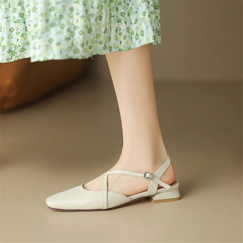 Mirelle Leather Flats