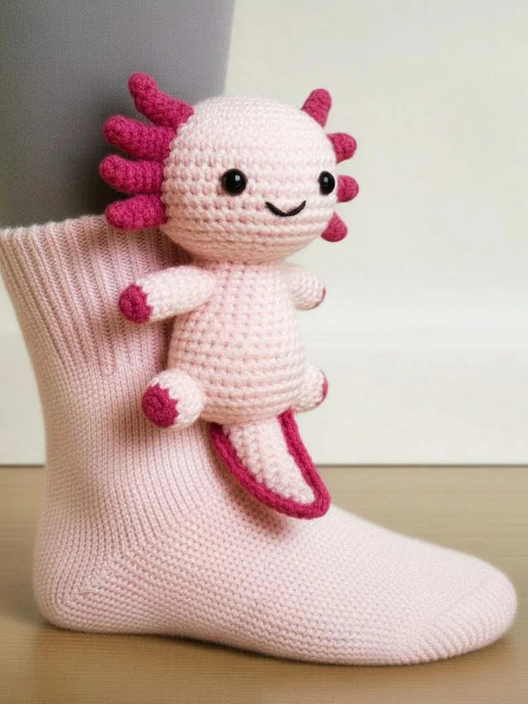 Dazzle | Adorable Pink Dragon Socks