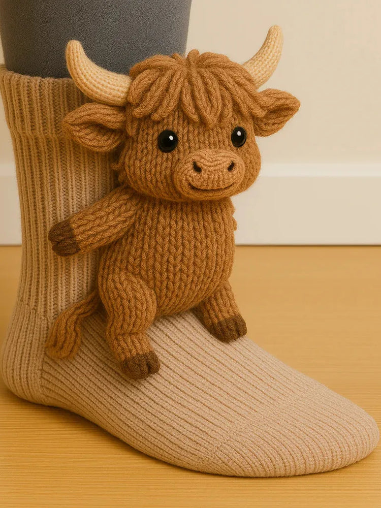 Moozie | Adorable Cow Print Socks