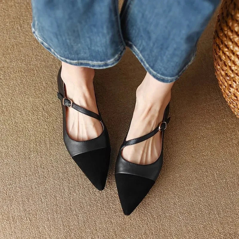 Roselyn Leather Flats