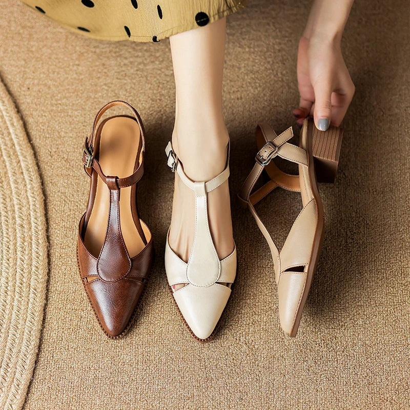 Serana Leather Heels