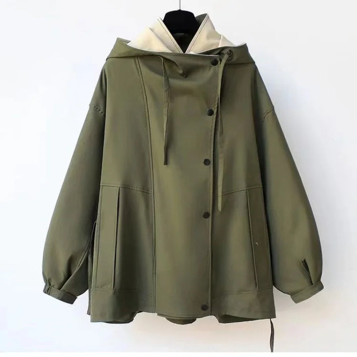 Xiandra™ - Trendy Hooded Windbreaker Coat