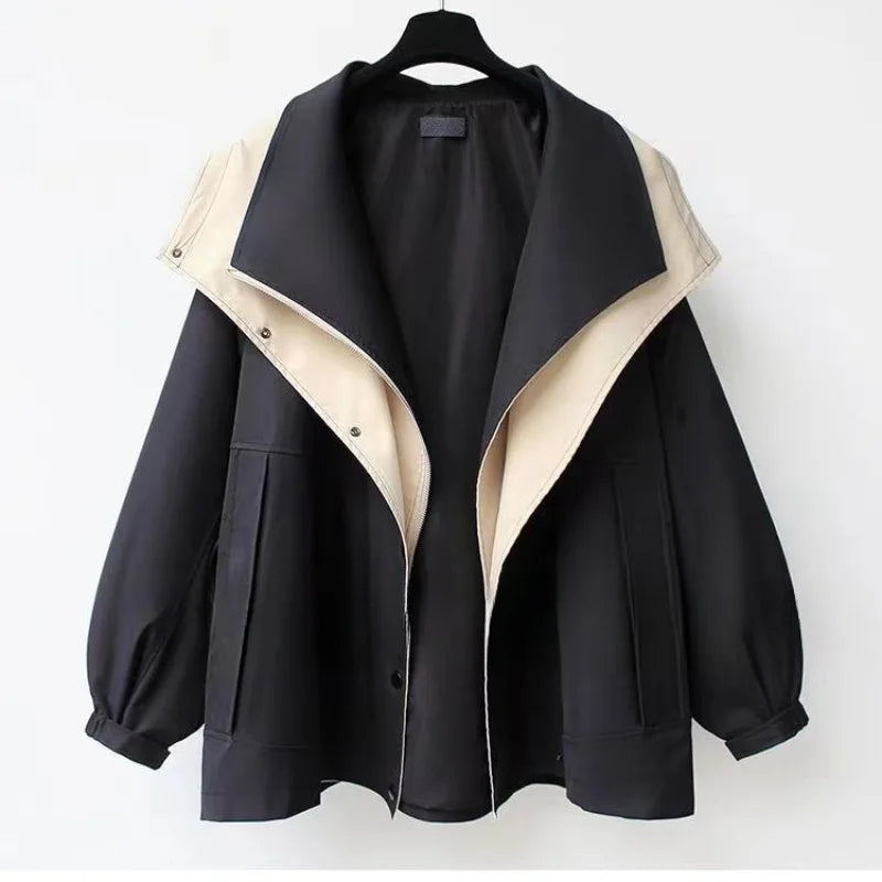 Xiandra™ - Trendy Hooded Windbreaker Coat