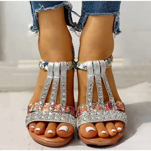 Chynna - Shimmering Boho Sandals