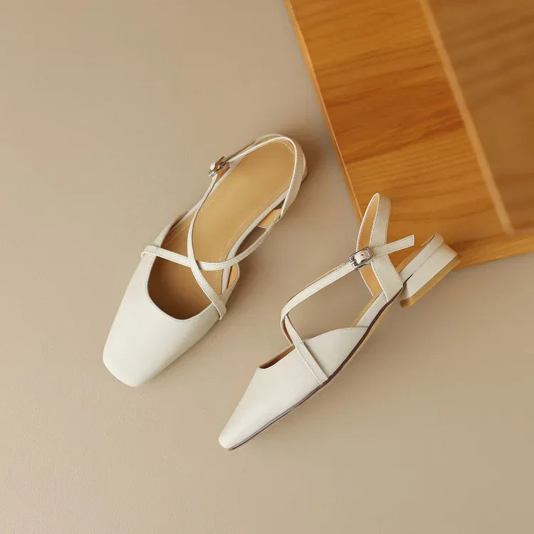 Mirelle Leather Flats