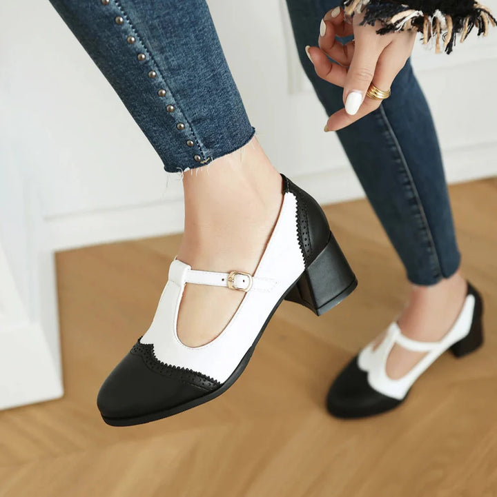 Mary Jane Block Heels