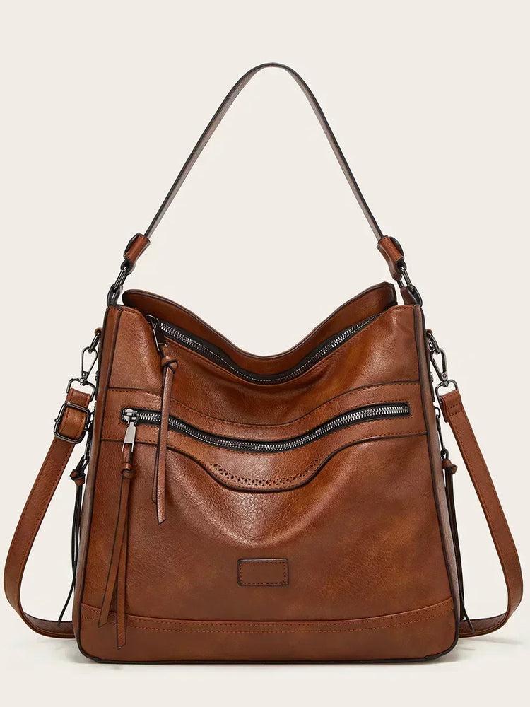 Estelle - Vintage Multi-Zip Bag