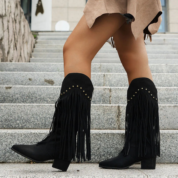 Savanna Fringe Boots