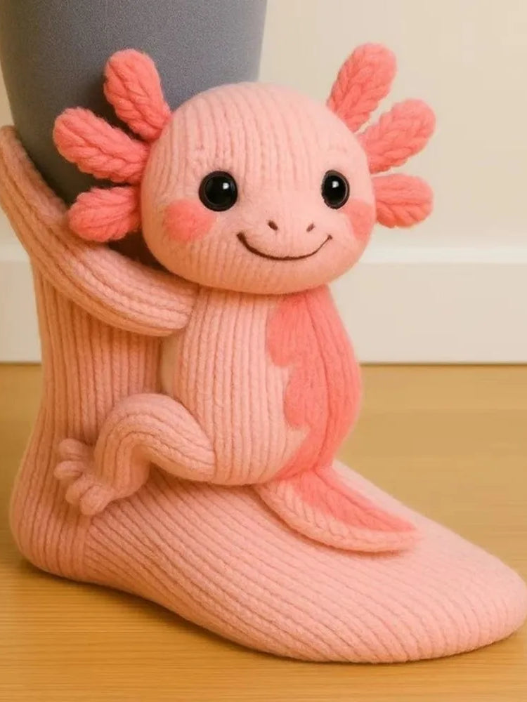 Pixie | Adorable Pink Dragon Socks