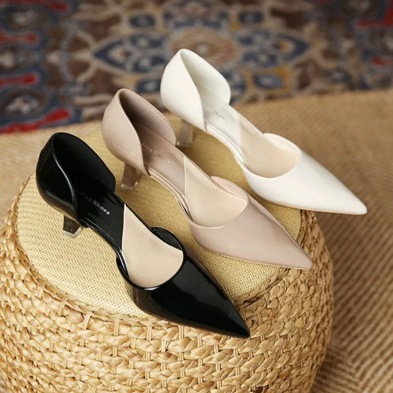 Aveline Leather Heels