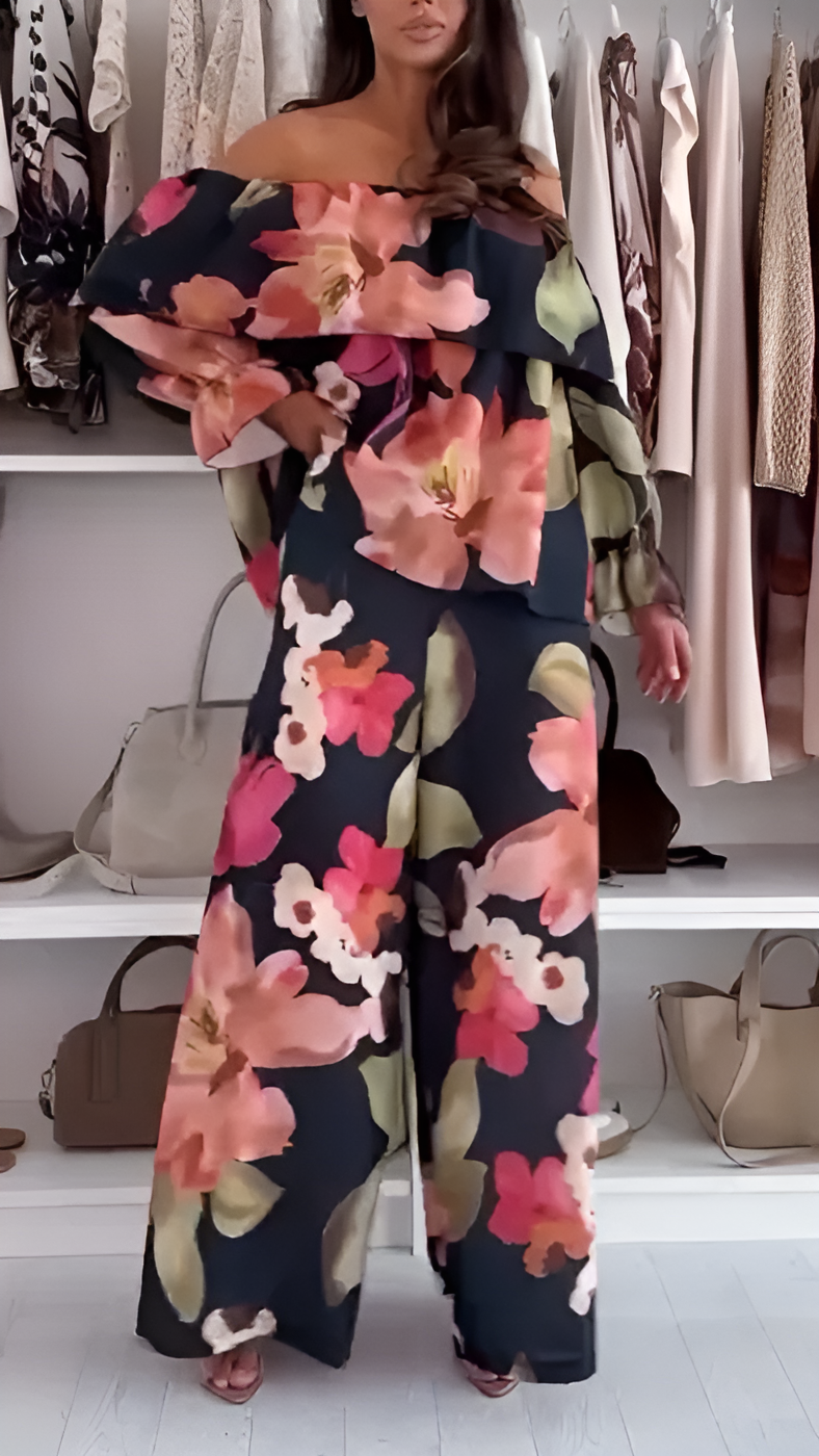 Silvia | Elegant Off-Shoulder Set