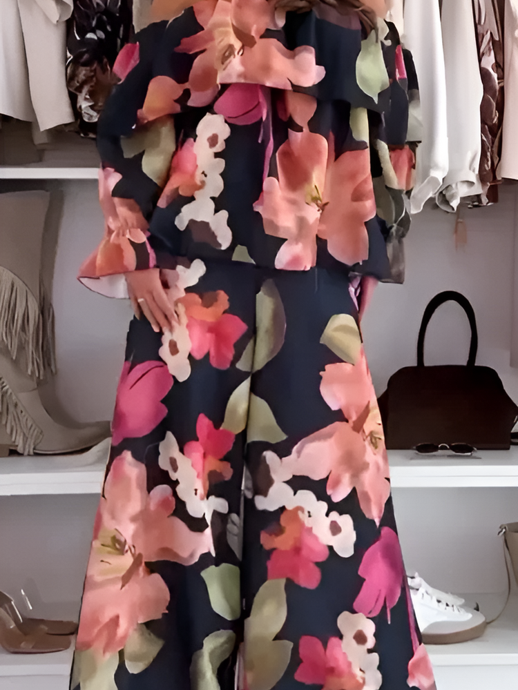 Silvia | Elegant Off-Shoulder Set