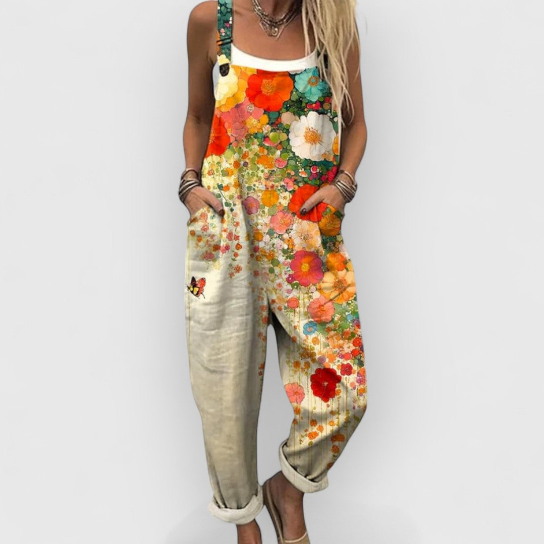 Ester | Handcrafted vintage floral jumpsuit
