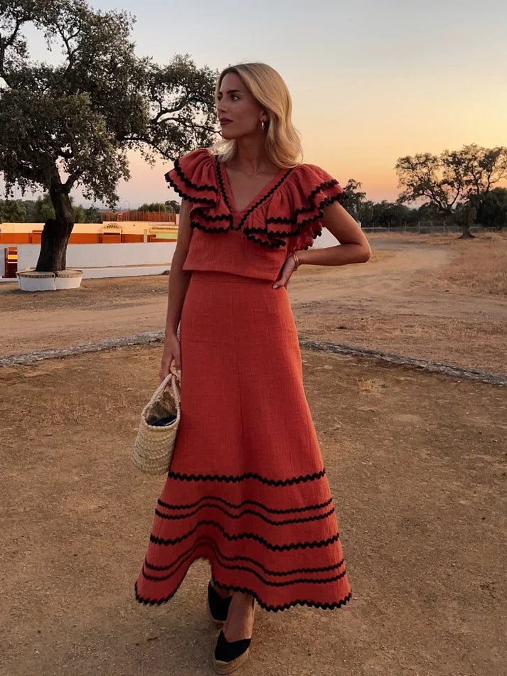 Top and Skirt Set | María