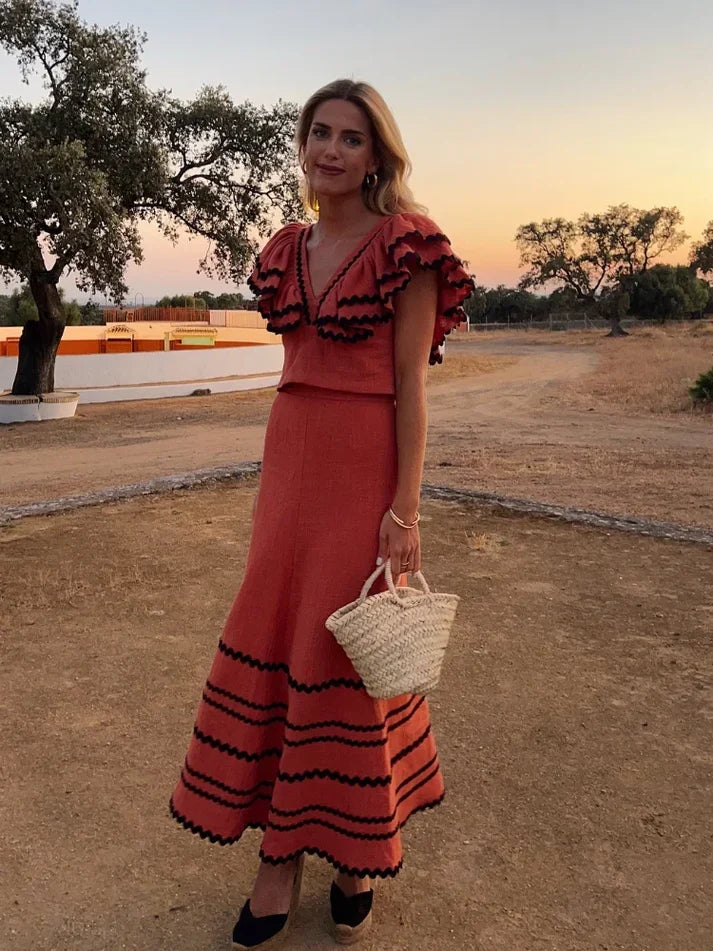 Top and Skirt Set | María