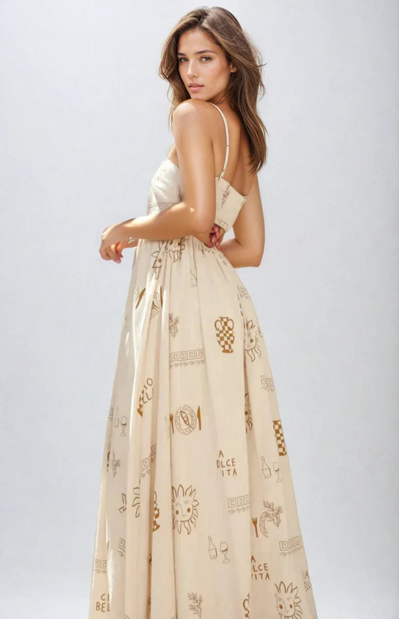 The Boho Charm Maxi Dress