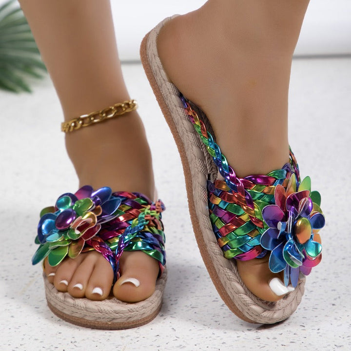 Sadie - Vibrant Bloom Sandals