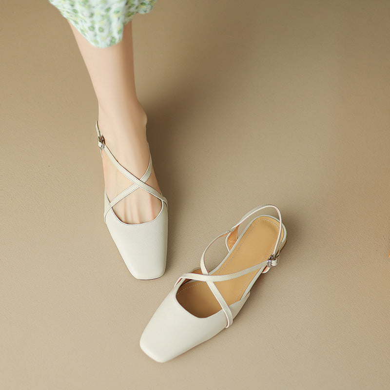 Mirelle Leather Flats