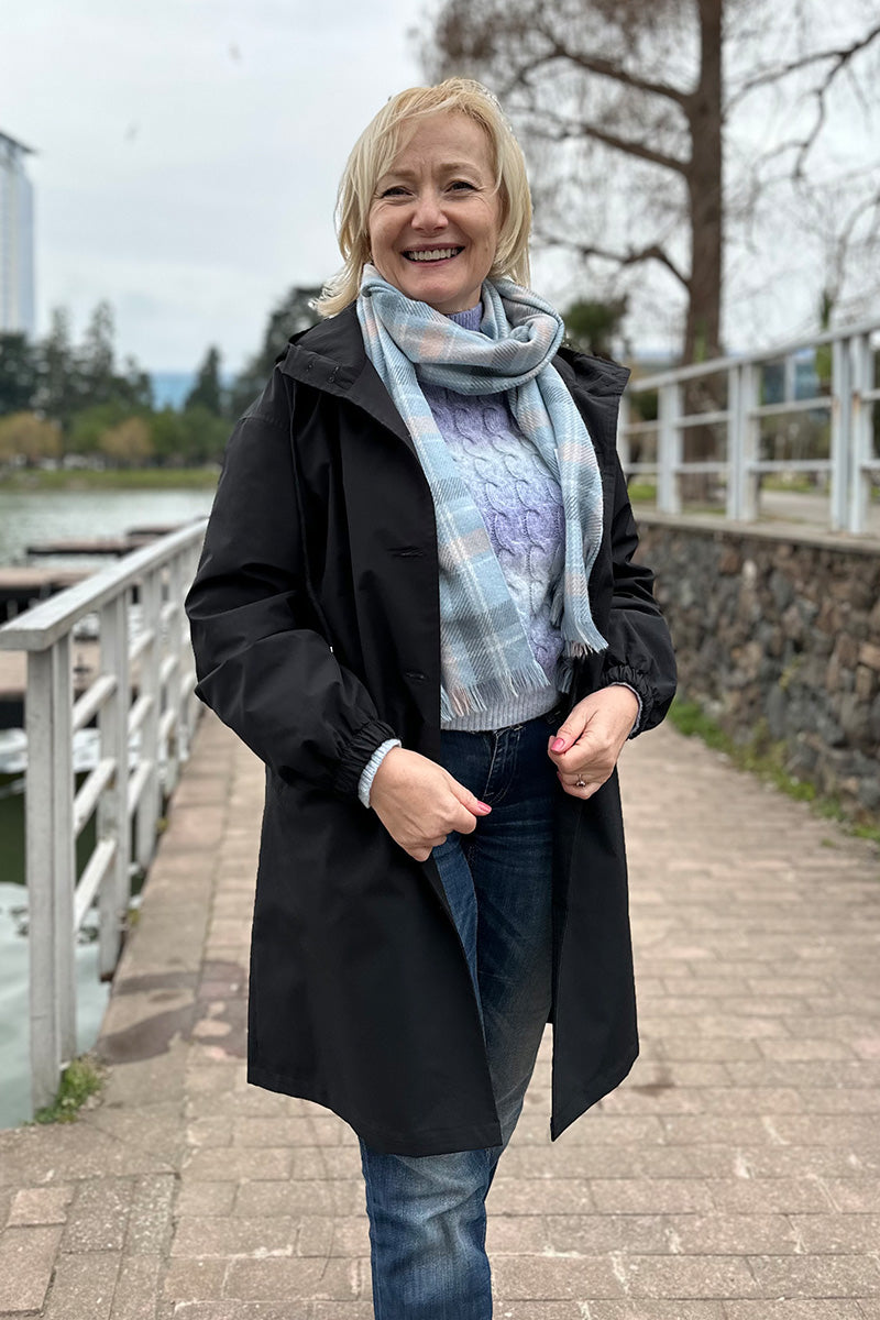 Rachel™ - Water-Resistant Oversized Hooded Windbreaker