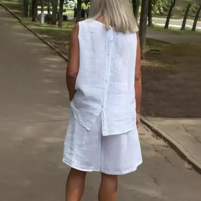 Sofía | Linen Short Set