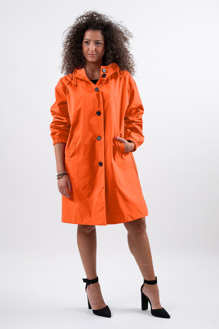 Rachel™ - Water-Resistant Oversized Hooded Windbreaker