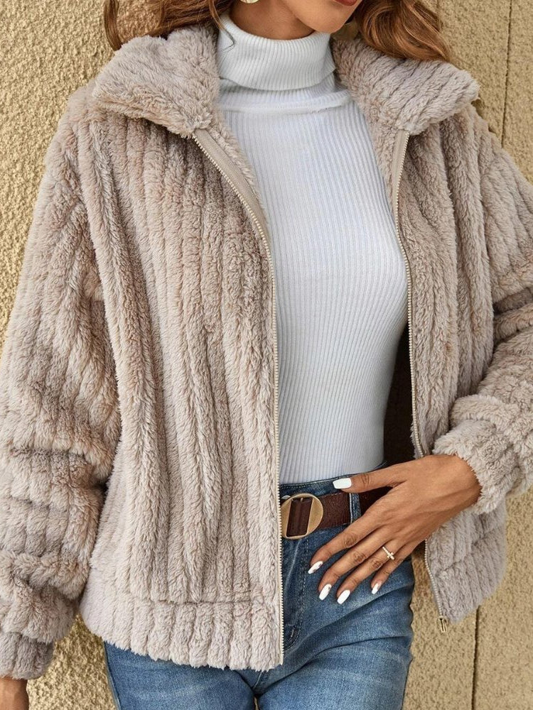 Stacey™ - Casual Plush Cardigan