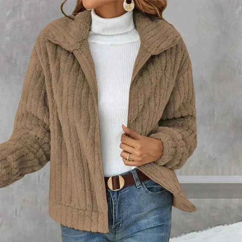 Stacey™ - Casual Plush Cardigan