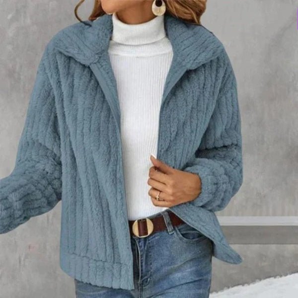 Stacey™ - Casual Plush Cardigan